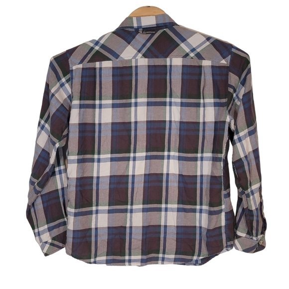 Exofficio Men's Long‎ Sleeve Plaid Flannel Shirt Size L/G - Picture 2 of 7